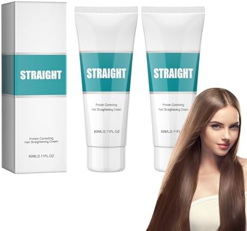 Crema para alisar el pelo