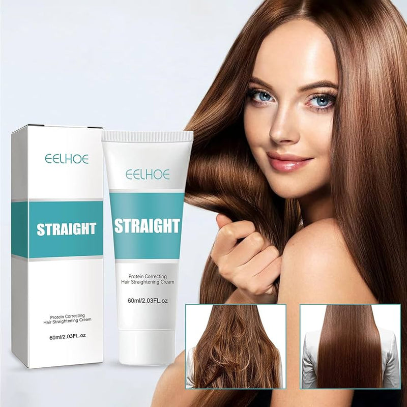 Crema para alisar el pelo
