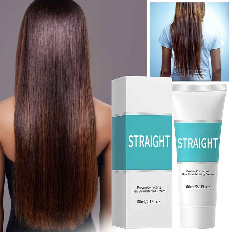 Crema para alisar el pelo