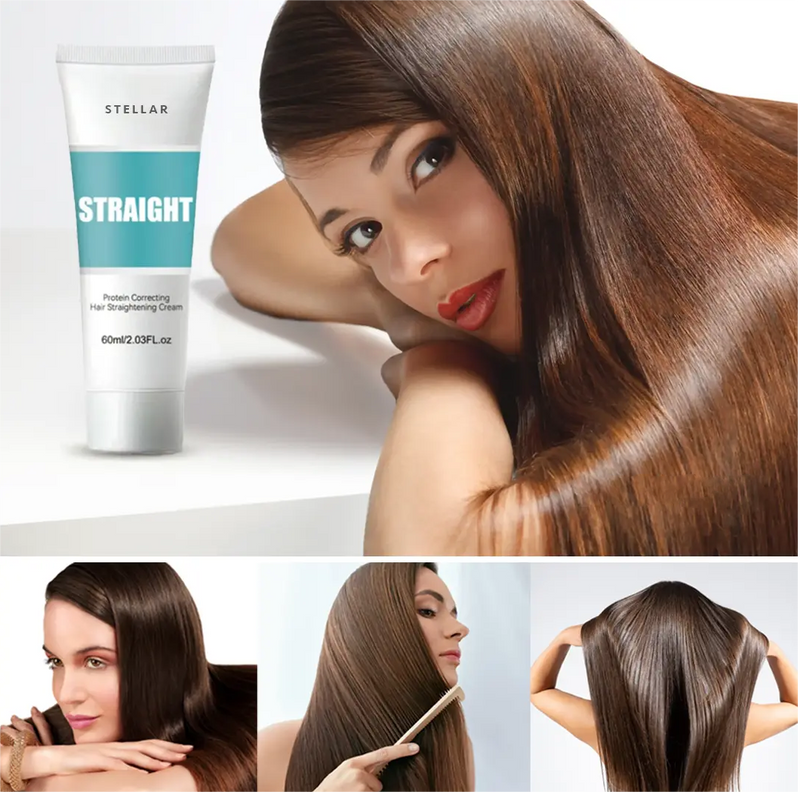 Crema para alisar el pelo