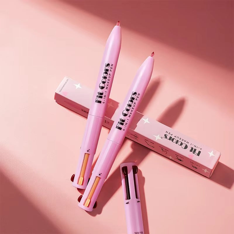 Lápiz de maquillaje 4 en 1 multifuncional