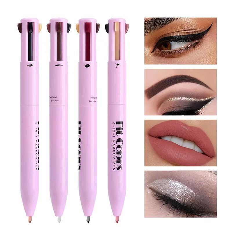 Lápiz de maquillaje 4 en 1 multifuncional